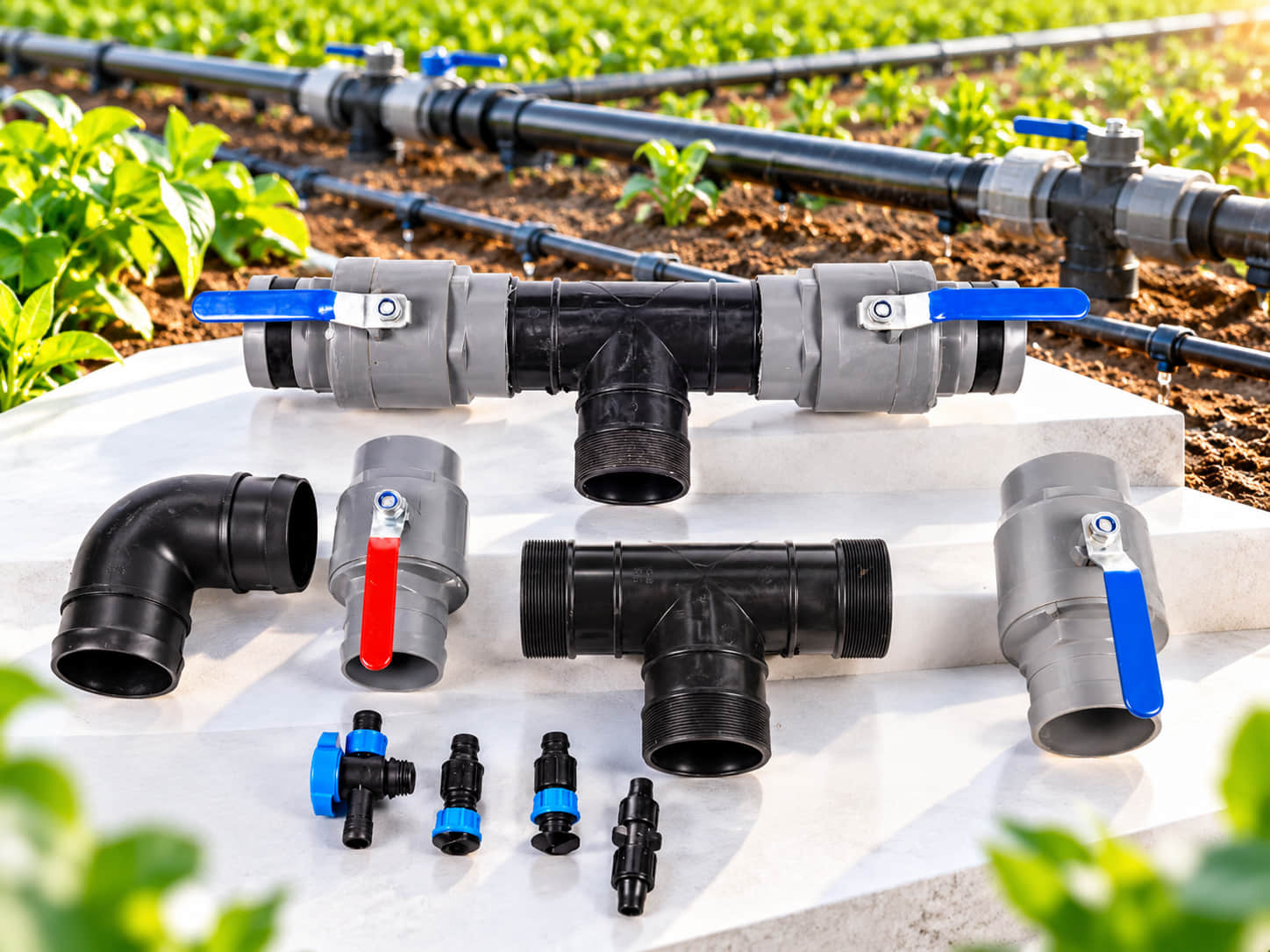 Drip tape fittings